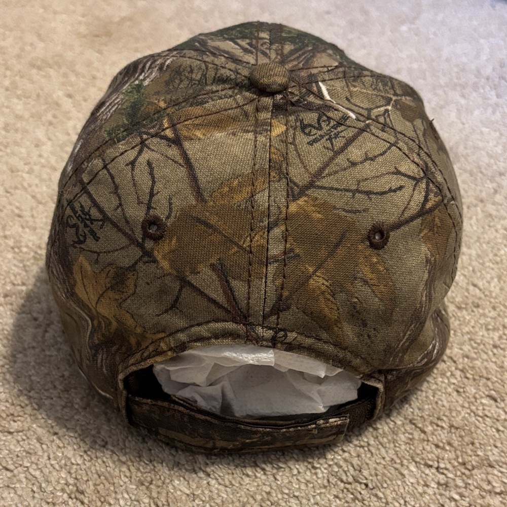 Bass Pro Shops Camo Cap with Pink Embroidery - Picture 3 of 6